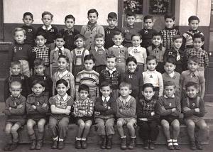 ECOLE PAIXHANS GARCONS 1950 CE1 MME STRULU OU M. COHEN